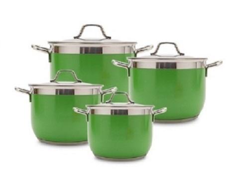 Bộ nồi inox màu fivestar 4 cái