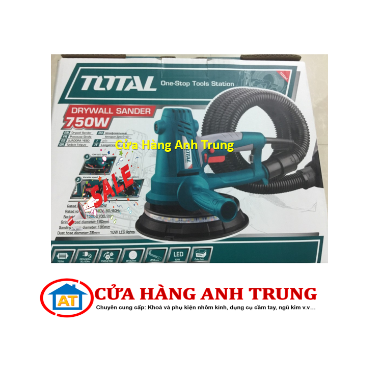 Máy chà bột mịn tường Total TDWS7501 - 750W