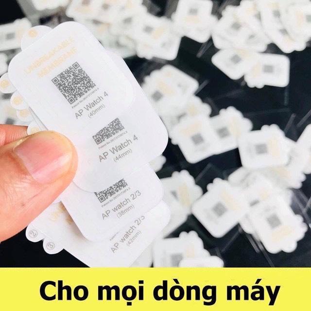 Miếng dán PPF đồng hồ apple watch đủ size từ 38mm đến 44mm