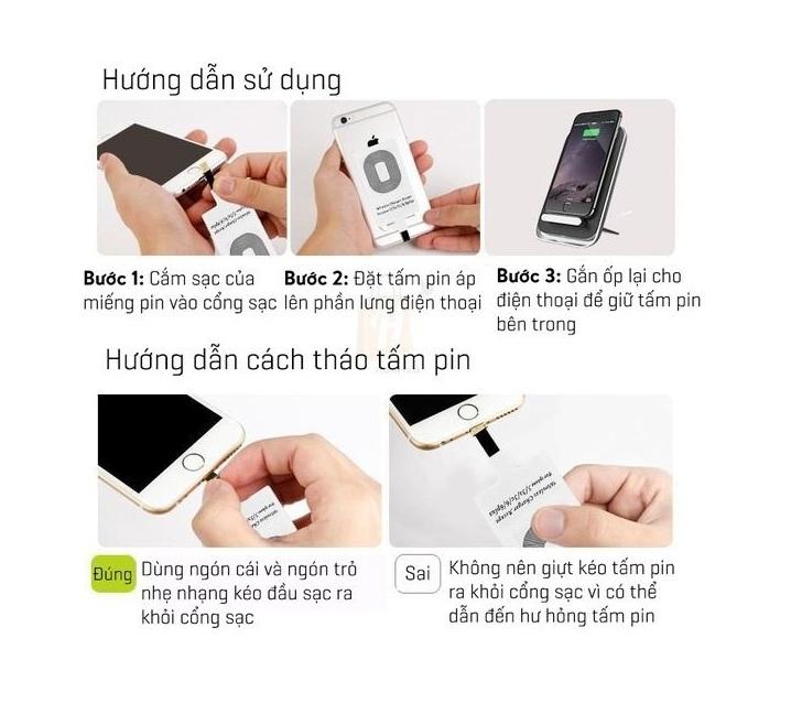 Bộ Mạch Sạc Không Dây Cổng Lightning