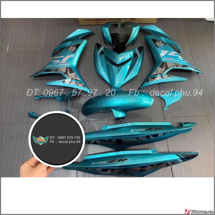 Tem rời 150 Y15ZR Xanh Ngọc (X)