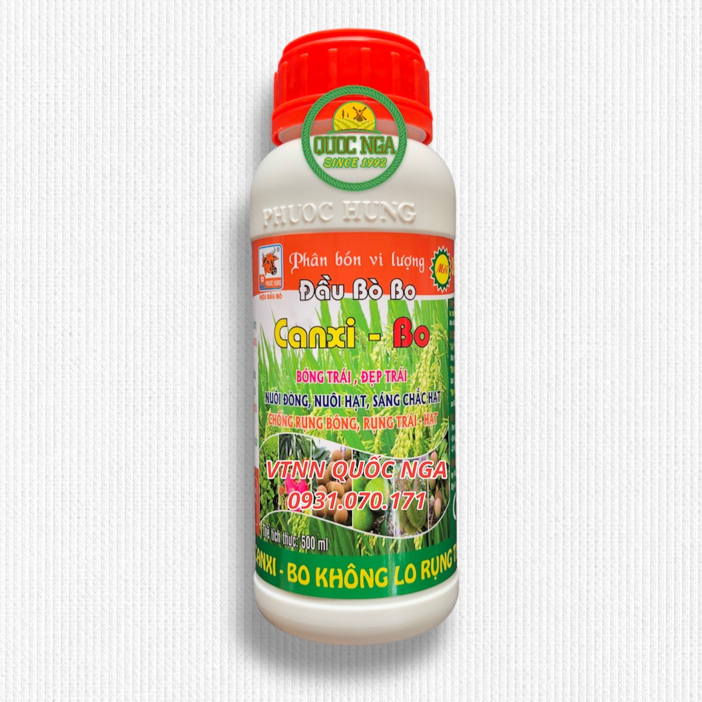 PHÂN BÓN LÁ TRUNG VI LƯỢNG CANXI-BO CHỐNG RỤNG BÔNG, RỤNG TRÁI NON