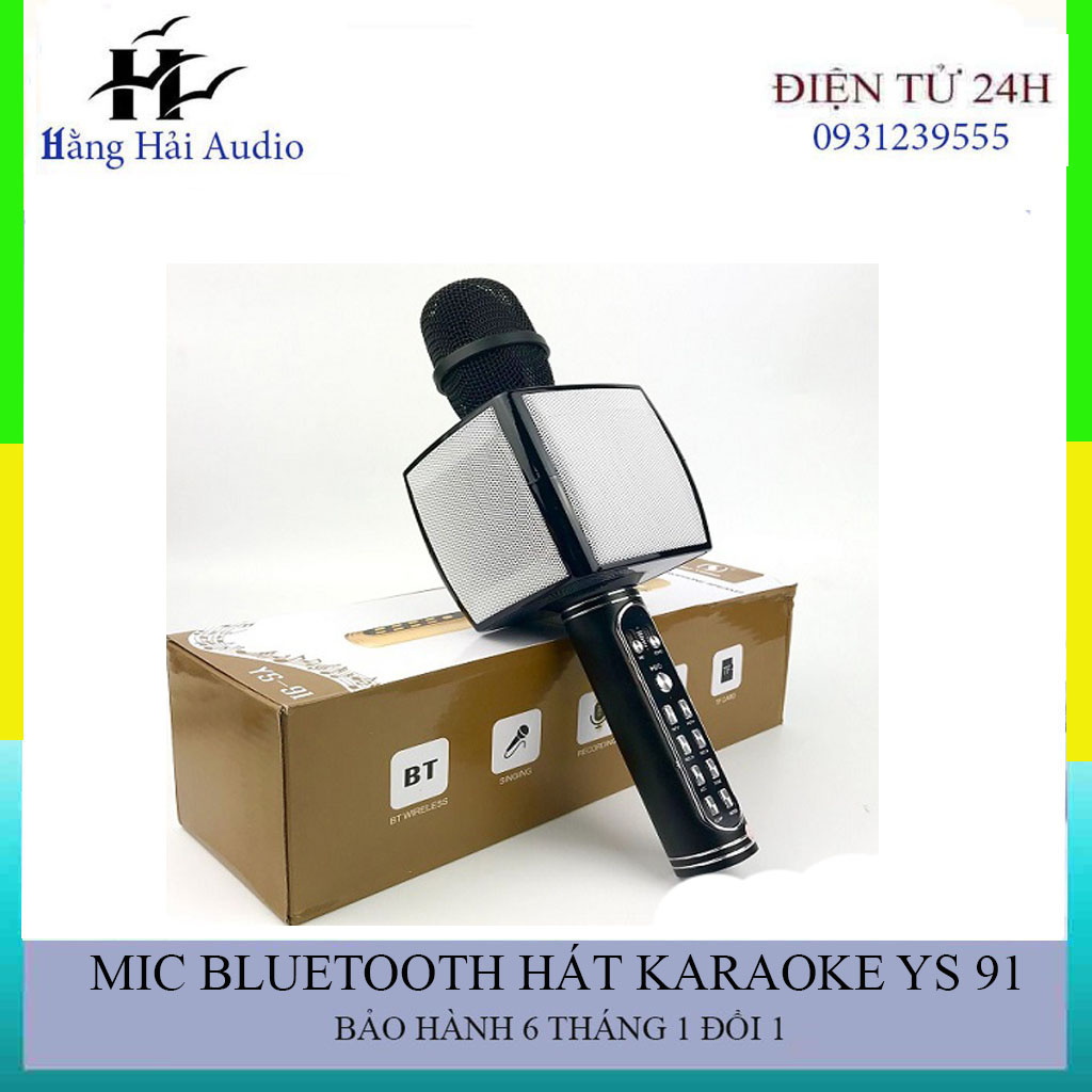 Mic Bluetooth hát karaoke YS 91