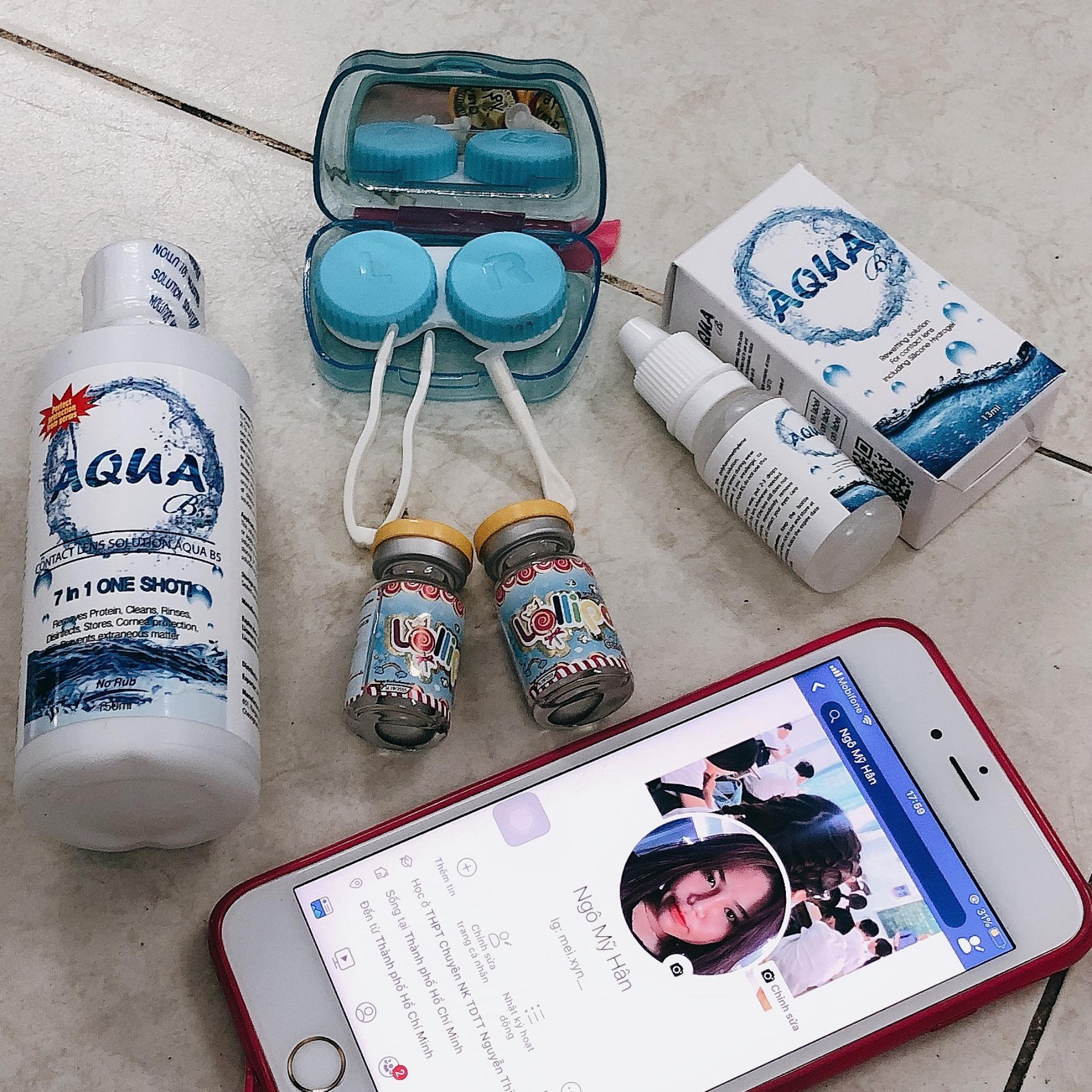 Combol lens màu không độ