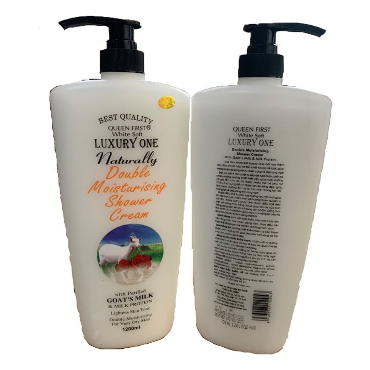 [Hoàn Tiền 10%] [HCM]SỮA TẮM DÊ LUXURY NGUYÊN CHẤT 1200ml