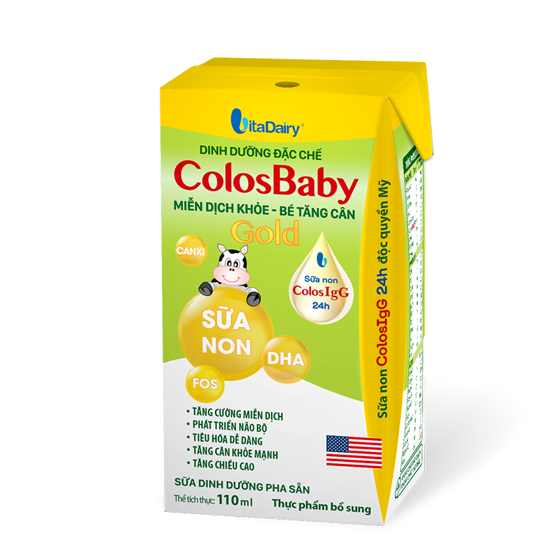 Thùng sữa pha sẵn Colos Baby 110ml (48 hộp x 110ml)