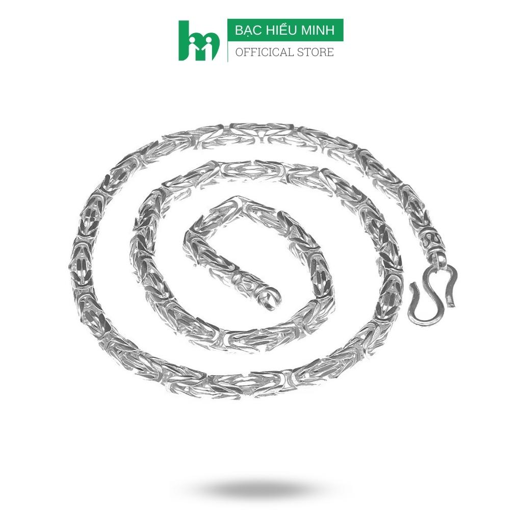Dây chuyền bạc nam bạc hiểu minh dbn022 vua