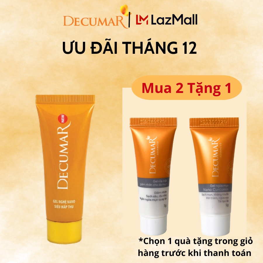 Bộ 2 Hộp Decumar New Ngừa Mụn, Giảm Thâm, Sáng Da