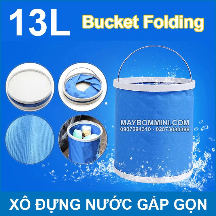 Xô Đựng Nước Gấp Gọn 13L
