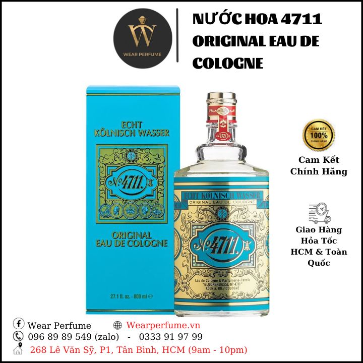 Nước hoa unisex 4711 original eau de cologne 4711