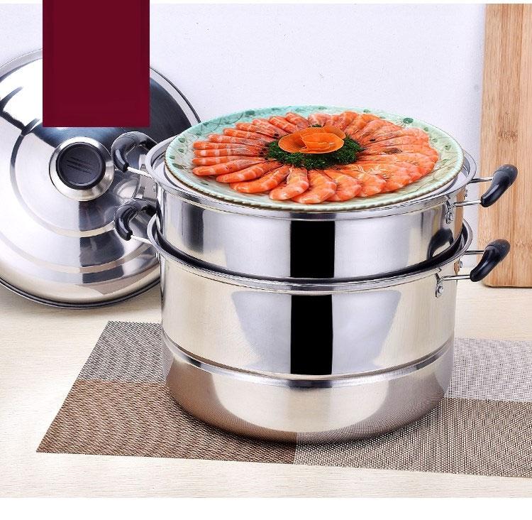 Nồi hấp 3 tầng Inox cao cấp - GDLUU39