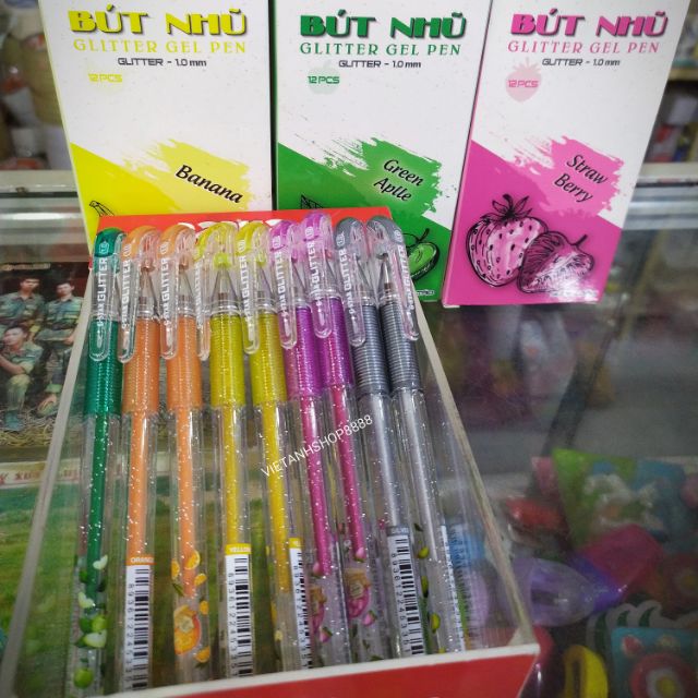 [HCM]Bút Nhũ Trái Cây Chaoyue Glitter