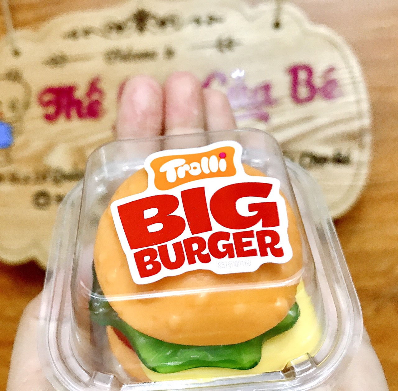 [Date :6/2026]Kẹo Dẻo Trolli Burger XXL Size Đại 50g [Hàng Chuẩn Đức ]