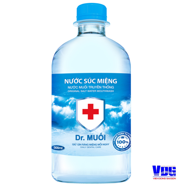 Nước súc miệng Dr. Muối truyền thống (500ml)