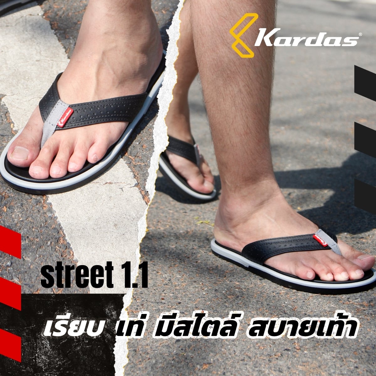 [HCM]Dép Thái Lan quai Kẹp Kardas 1.1 Classic