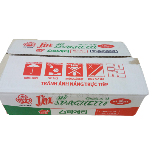 1 Thùng 20 gói - Mì spaghetti OTTOGI 100g
