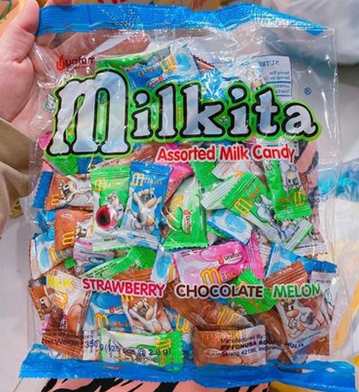 Kẹo sữa milkita vị hỗn hợp 350g gói ngon mê ly