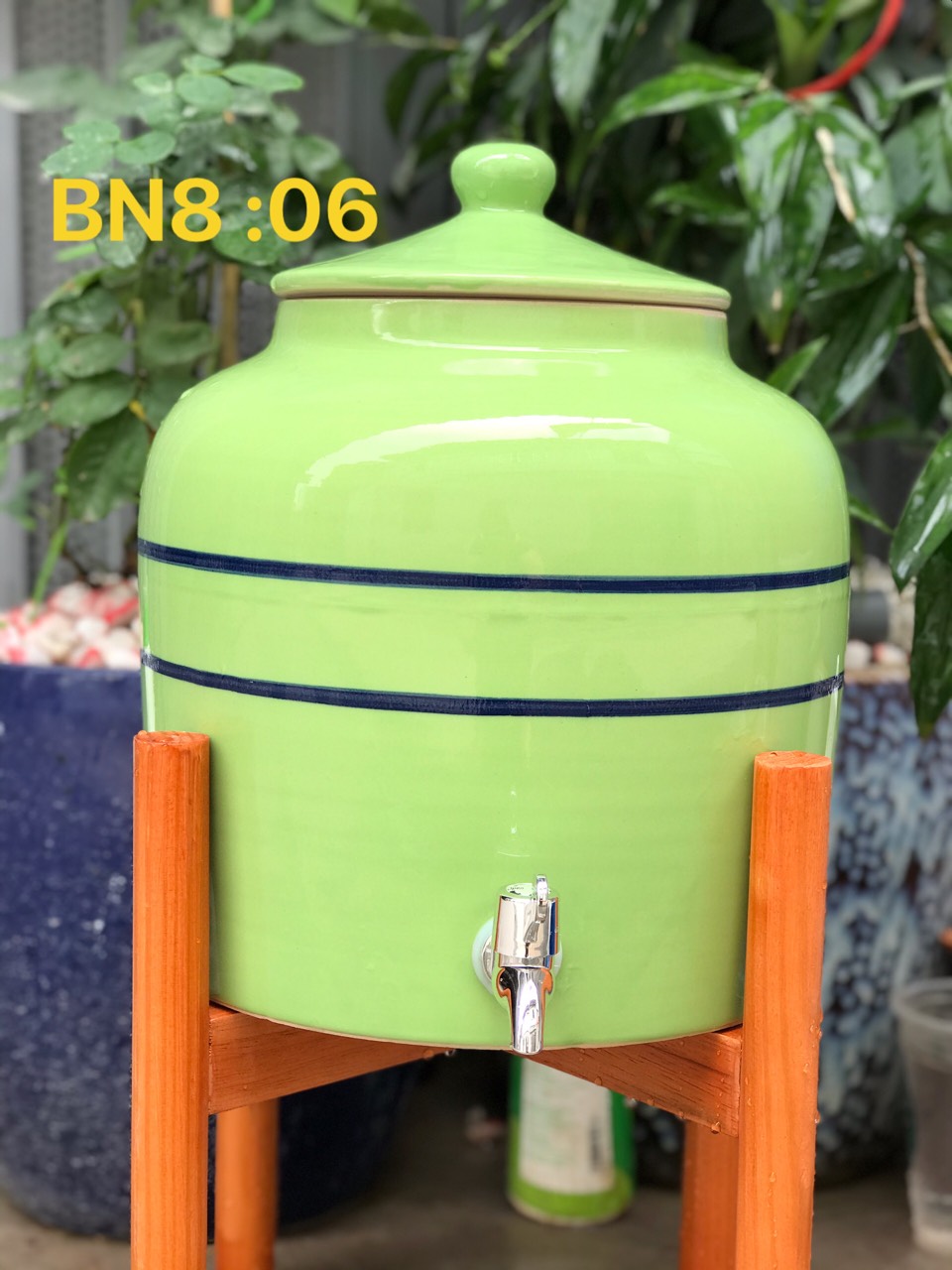 Bình nước sứ Bát Tràng 08 lít