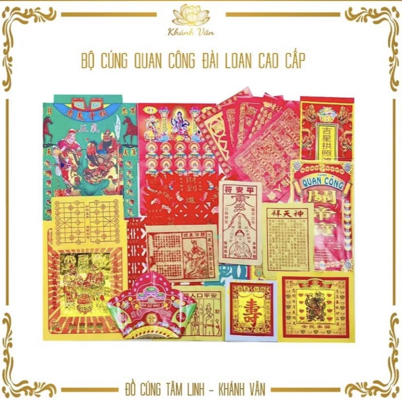 Giấy Cúng Quan Công ( Có Văn Khấn + ảnh Thật )