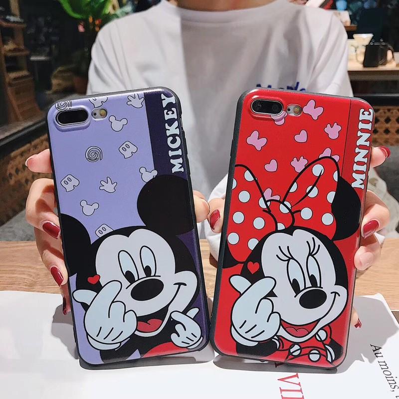 ỐP LƯNG IPHONE HÌNH CHUỘT MICKY ( Tặng POP Kèm Dây Đeo Tay ) 6/6s/6plus/7/8s /7plus/8plus/X/Xs/XsMax