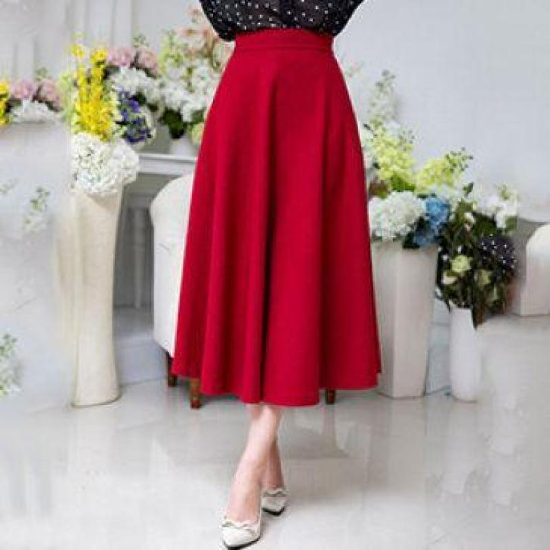 Chân Váy Xòe Dài Thanh Lịch