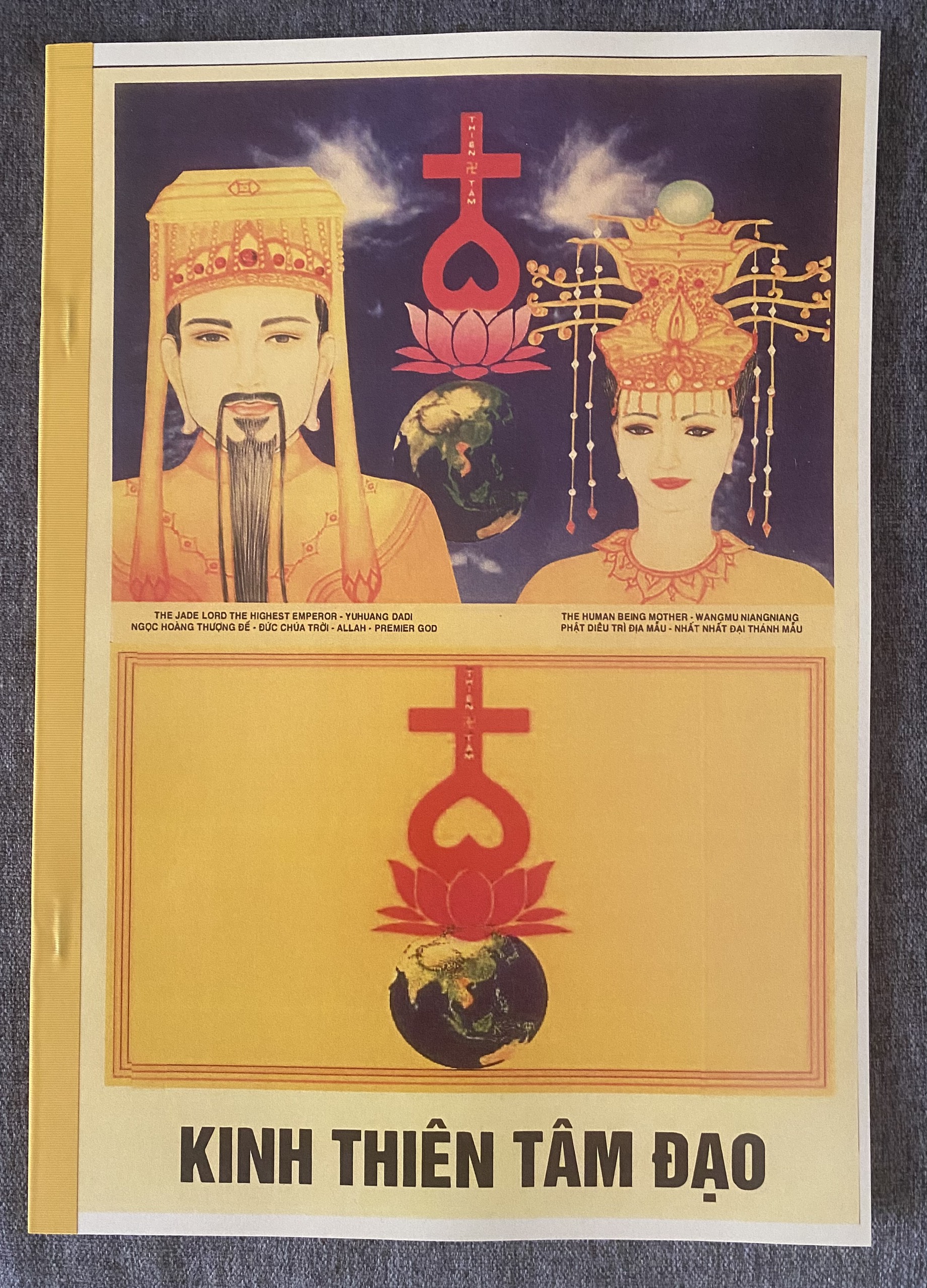 Sách kinh nhật tụng THIÊN TÂM ĐẠO  - sách kinh tụng hằng ngày