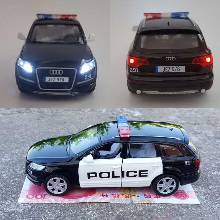 Mô hình Audi Q7 cảnh sát 1:32