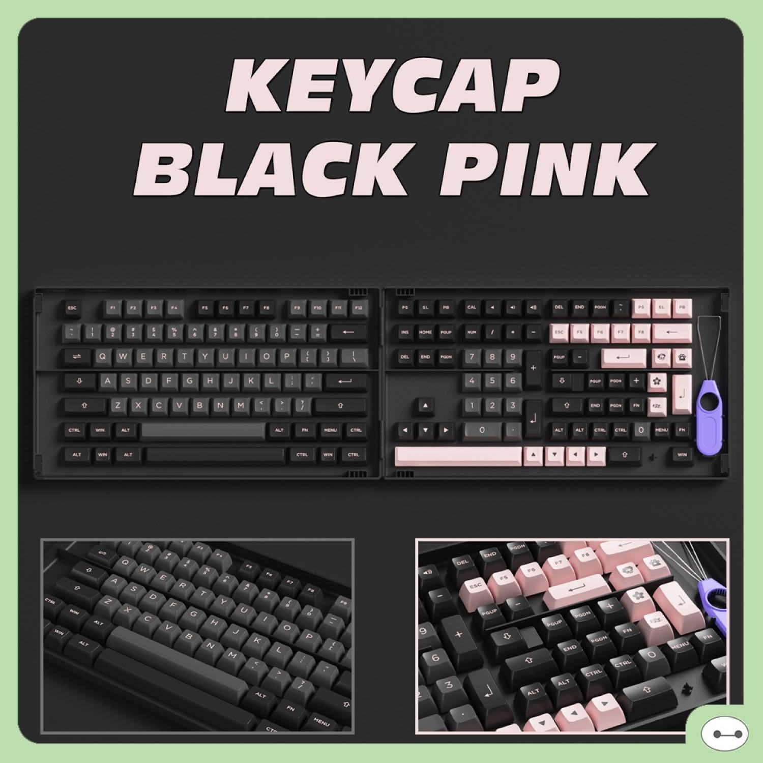 BỘ NÚT KEYCAP BÀN PHÍM CƠ AKKO CHẤT LƯỢNG CAO GIẢM GIÁ