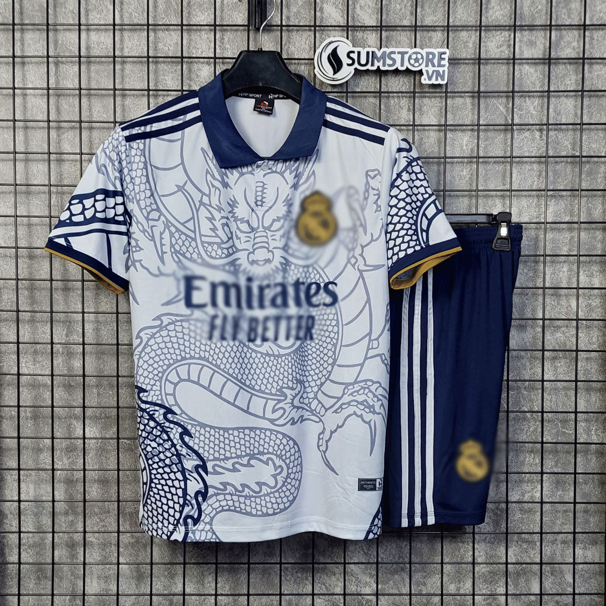 Đồ Thể Thao Bóng Đá Đẹp - CLB RE.AL Ma.Rid Rồng Trắng Chất Lượng Hàng Đầu