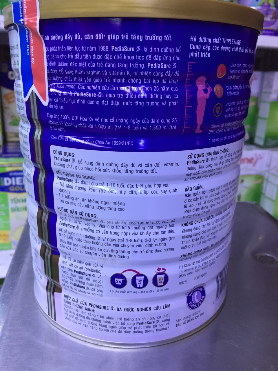 [HCM]Sữa Pediasure BA lon 16kg