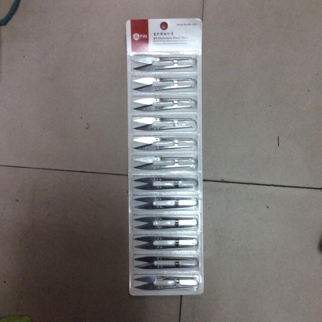 Kéo bấm chỉ, kéo cắt chỉ - vỉ 12 cái