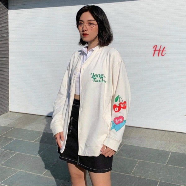ÁO KHOÁC CADIGAN LENG CHERRY HT12