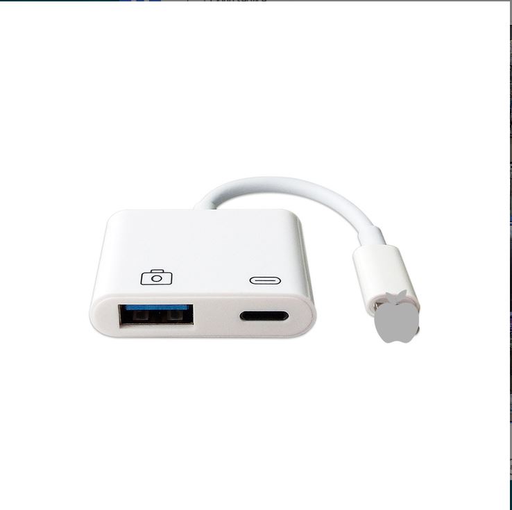 Adapter Lightning to USB 3 Camera Reader Charge Connection Kits Data Sync for Apple iPhone12 11 X/XS/8 P/7/7P/6S