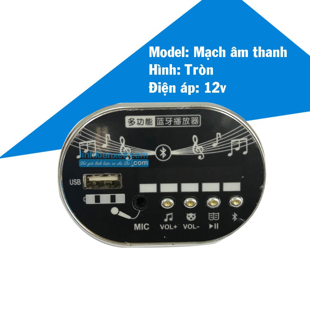 Mạch nhạc tròn bluetooth
