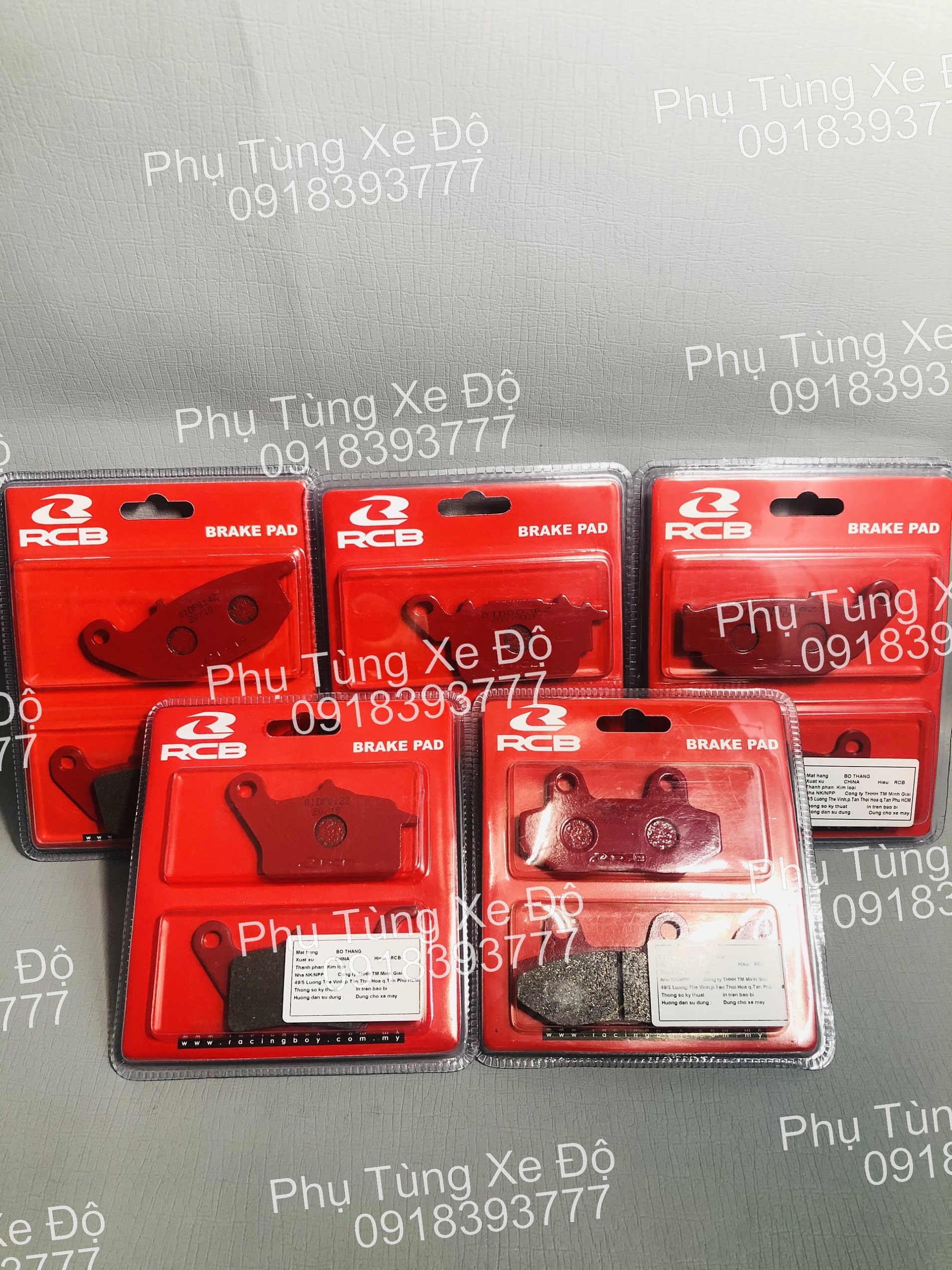 Bố Thắng Đĩa Sau EX 135/EX 150  RACING BOY