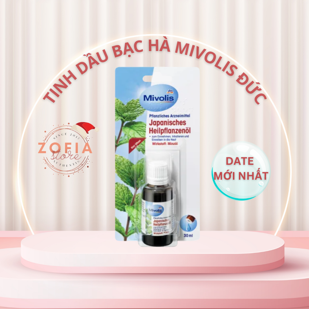 [DATE 2026] Tinh dầu bạc hà Mivolis Đức 30ML
