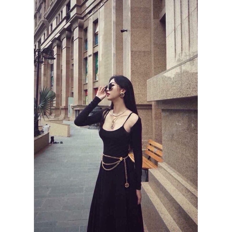 váy thắt eo đen cá tính phong cách Chất Lượng Giá Tốt  Lazadavn