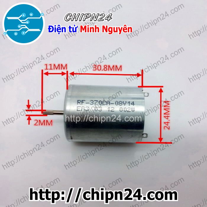 [1 cái] (H139) Động cơ 370 RS370 NHANH trục 2MM