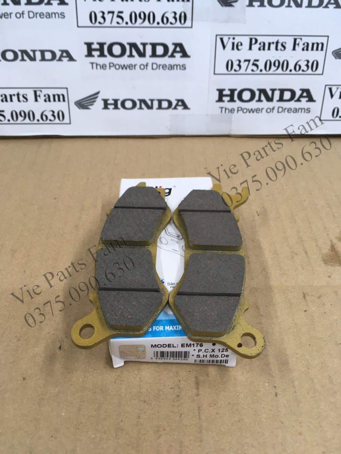 Má Phanh dầu (Bố thắng đĩa) trước PCX (2018-2019), SH Mode (2013-2019), hàng din Elig mới 100%