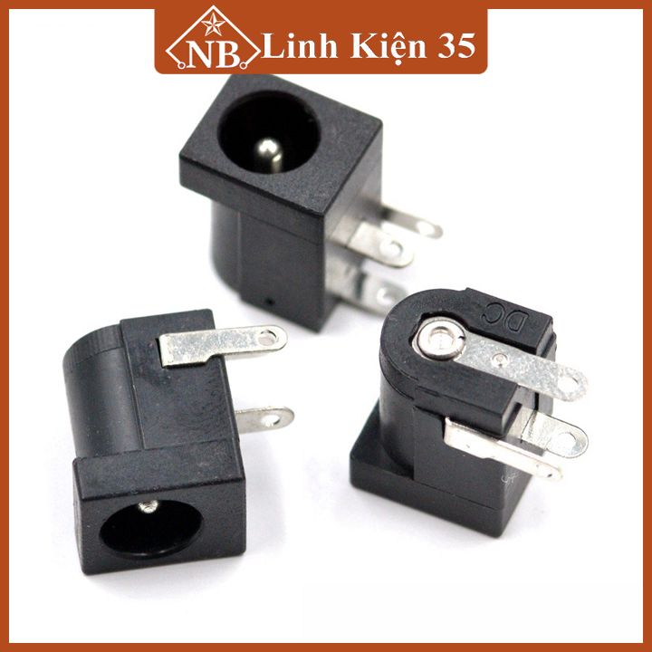 Jack DC Cái 3.5x1.5 làm mạch điện tử
