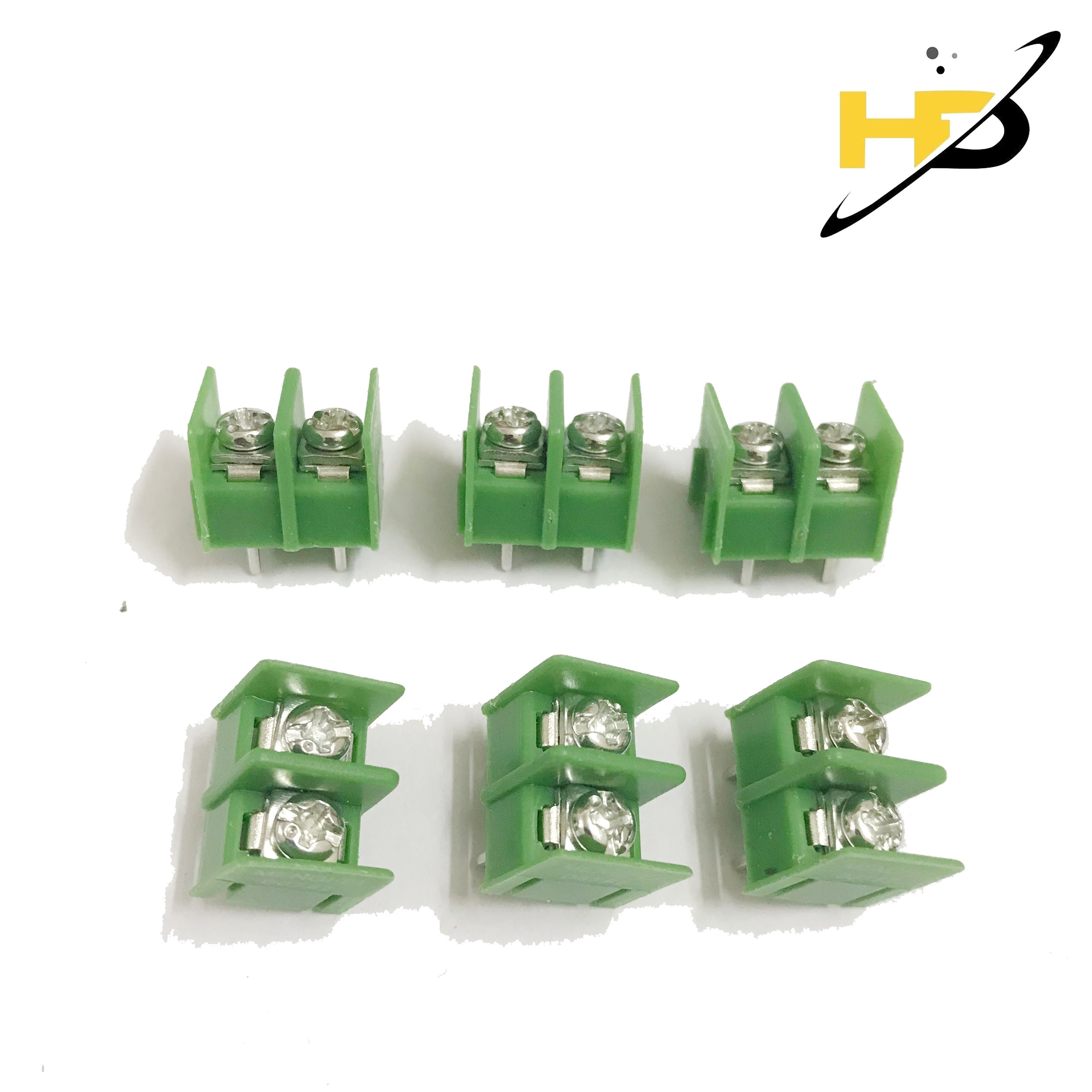 Combo 10 Cọc Nối Dây Điện KF7.62mm 2P 300V 20A, Cầu Nối