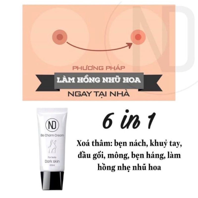 Kem giảm thâm mông ND Be Charm Cream 100ml  [HÀNG CHÍNH HÃNG]