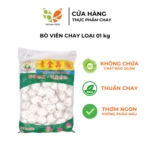 Hoả tốc 24h hcm bò viên chay la hán loại 01kg