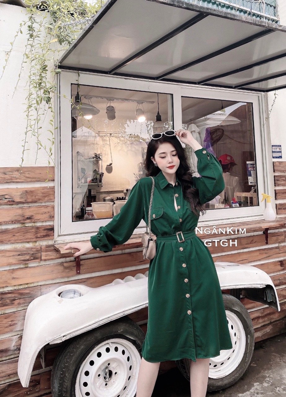 váy bầu công sở mẫu thiết kế