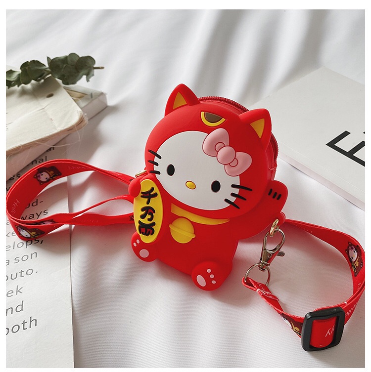 Túi đeo chéo mèo Kitty cho bé