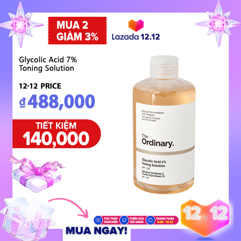 The Ordinary Glycolic Acid 7% Toning Solution - 240ml [NEW ARRIVAL] giá rẻ
