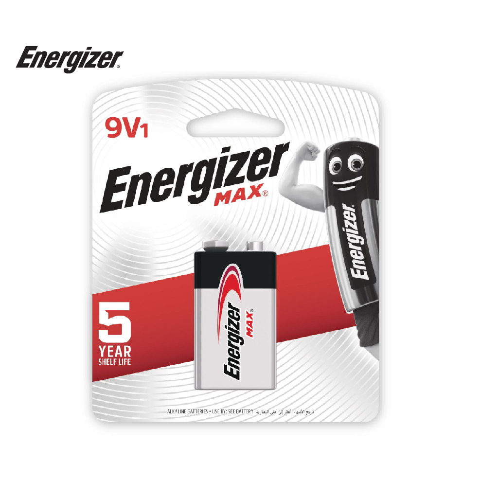 Pin Energizer Max 9V 522 BP1 - 100193496