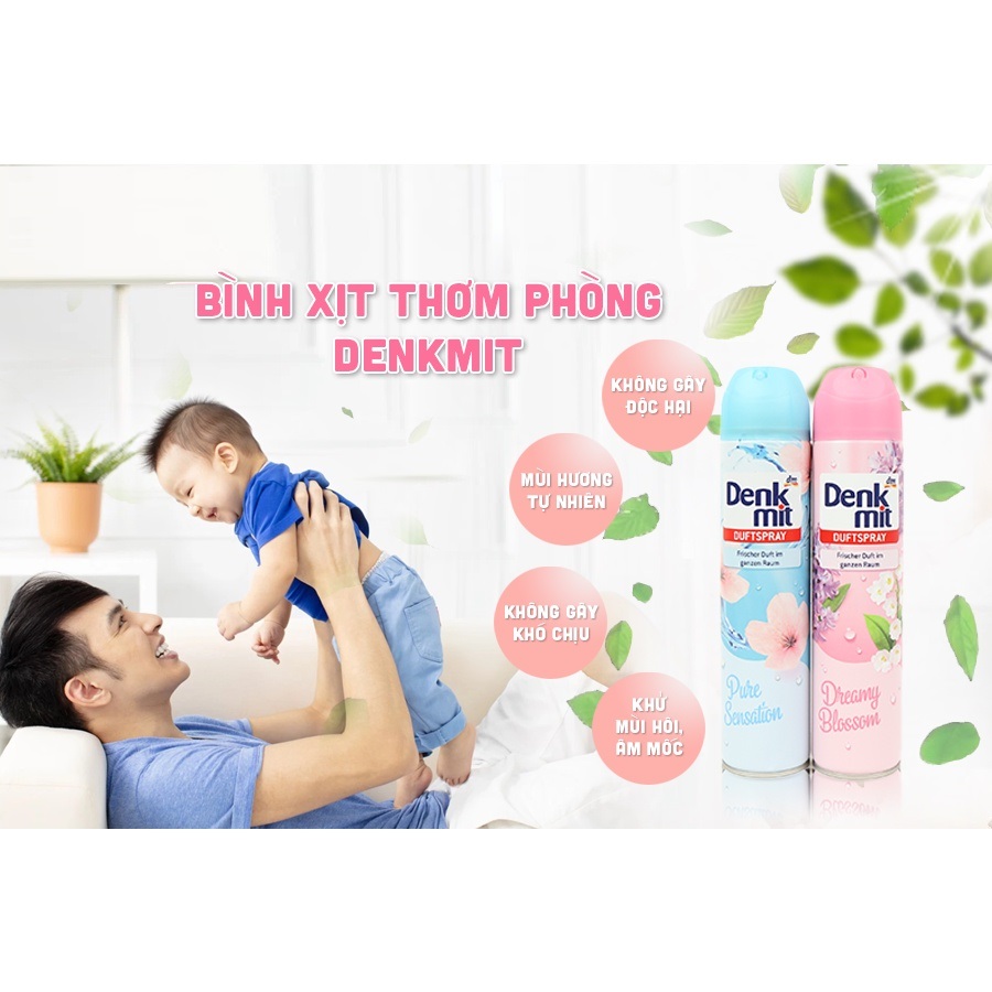 Xịt Thơm Phòng Denkmit Chai 300ml Hàng Đức