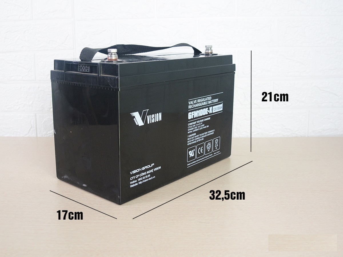 ẮC QUY VISION 6FM 12V - 100E-X