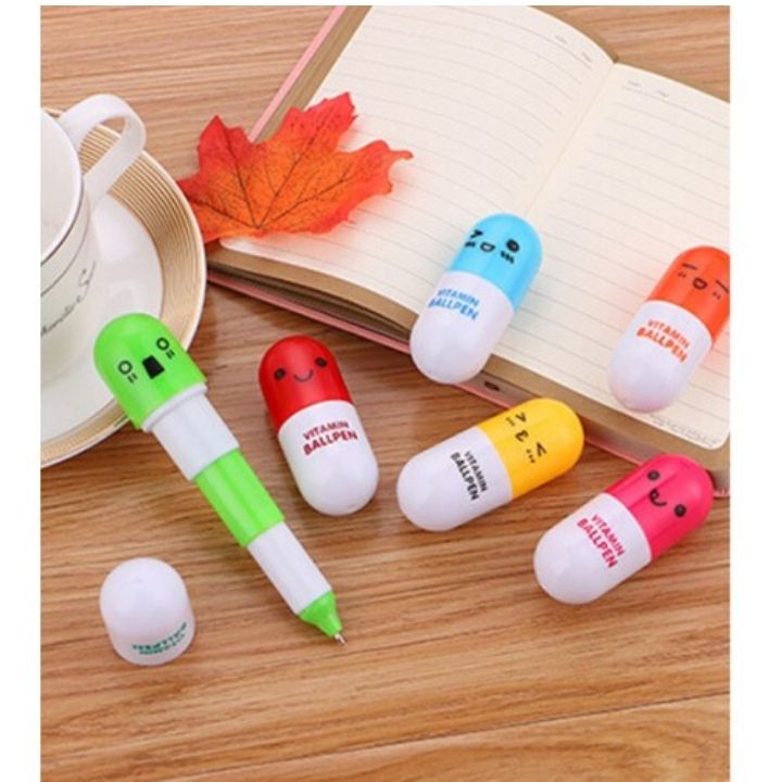 Combo 3 Bút Bi Bút Bi Vitamin Dễ Thương